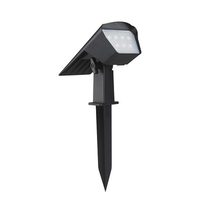 1,3W LED solar tuinspot met prikpen - CCT instelbaar, IP65, solar tuinlamp