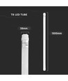 150cm / 20W T8 LED buis - Samsung LED chip, 105lm/W, 6500K, nano-plastic