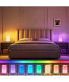 Oplaadbare RGB+CCT LED tafel-/nachtlamp - Wit, touch dimbaar, IP20 binnen