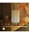 Oplaadbare RGB+CCT LED tafel-/nachtlamp - Wit, touch dimbaar, IP20 binnen