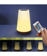 Oplaadbare RGBW LED tafel-/nachtlamp - Wit, touch dimbaar, IP20 binnen