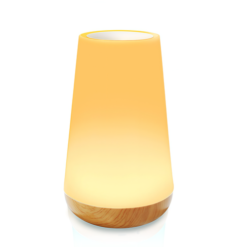 Oplaadbare RGBW LED tafel-/nachtlamp - Wit, touch dimbaar, IP20 binnen