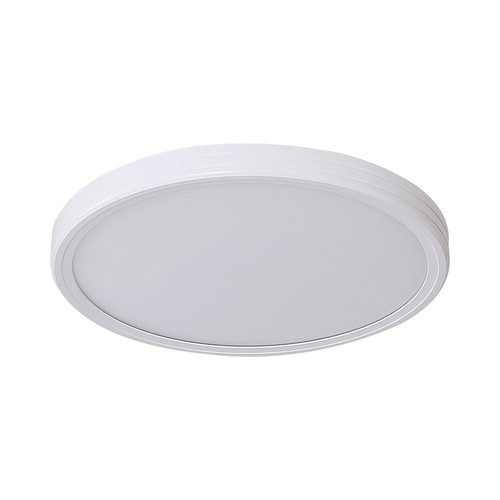 36W LED plafondlamp met afstandsbediening - Ø39cm, CCT 3-in-1, wit/zwarte rand, incl. lichtbron