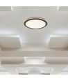 36W LED plafondlamp in houtdesign - Ø41cm, CCT, dimbaar met afstandsbediening, IP20 binnen