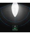 E14 6,5W LED-kaarslamp - Cree LED Chip, 6 jaar garantie, C37