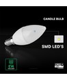 E14 6,5W LED kaarslamp - 600lm, Samsung LED chip, 200° stralingshoek