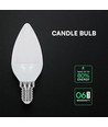 E14 3,7W LED kaarslamp - C37, 320lm, vervangt 30W, IP20