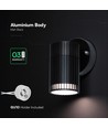 Buiten wandlamp zwart GU10 - één lichtrichting, schijnt omlaag