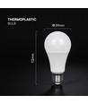 11W E27 LED-lamp - A60, 6 jaar garantie, Cree-chip