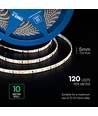 120 VT-2835 LED-lichtstrip 8W/m - Cree chip 3000K IP20 24V 5mm dubbel PCB (10m/rol)(prijs/m)