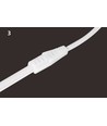 5m 230V RA93 waterdicht HiCri slim COB strip - Binnen/Buiten, IP67, 296 LED, 10W/m, plakstrip
