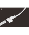 5m 230V RA93 waterdicht HiCri slim COB strip - Binnen/Buiten, IP67, 296 LED, 10W/m, plakstrip