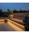 5m 230V RA93 waterdicht HiCri slim COB strip - Binnen/Buiten, IP67, 296 LED, 10W/m, plakstrip