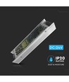 120W / 24V DC Slim voeding - 5A, IP20, metalen behuizing