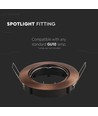 GU10 Brons inbouwspot - Rond, IP20, mooi design