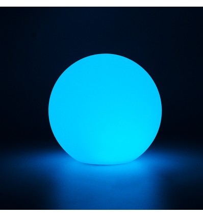 Ø15 cm RGB LED bal - Oplaadbaar, met afstandsbediening, IP66