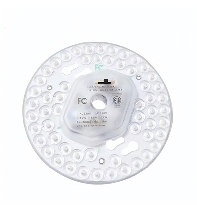 Ø13 cm / 18W LED-inzetstuk met lenzen - Flicker free, instelbare CCT, vervangt G24, cirkelbuizen en compacte buizen