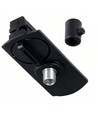 Lamphouder voor 1-fase rails - Zwart. 1F2W