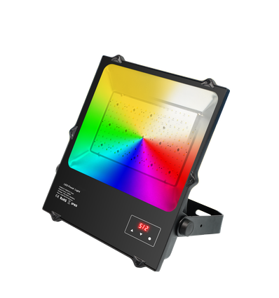 200W RGBW DMX breedstraler - IP65 buiten, werklamp, DMX512
