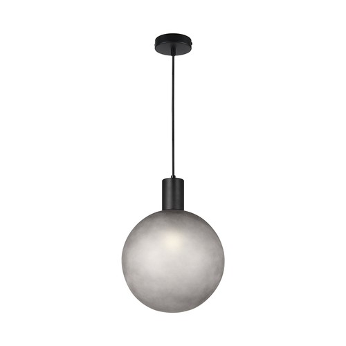 E27 Designer pendelophanging - D100*H25mm, mat zwart, exclusief lichtbron