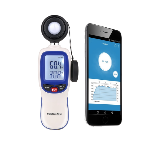 Luxmeter - Meting van licht, bluetooth-app