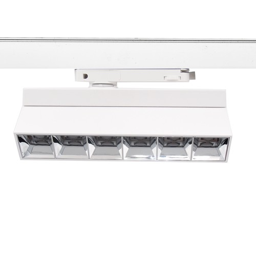 36W 3-fase RA92 LED-railverlichting - 23,5 cm, wit, verstelbaar