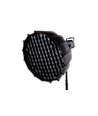 Softbox met raster, Ø65cm - Voor 200W/300W breedstraler, zwart