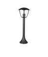 E27 tuinlamp, 60cm - Zwart, IP44, aluminium, voor tuin en paden, zonder lichtbron