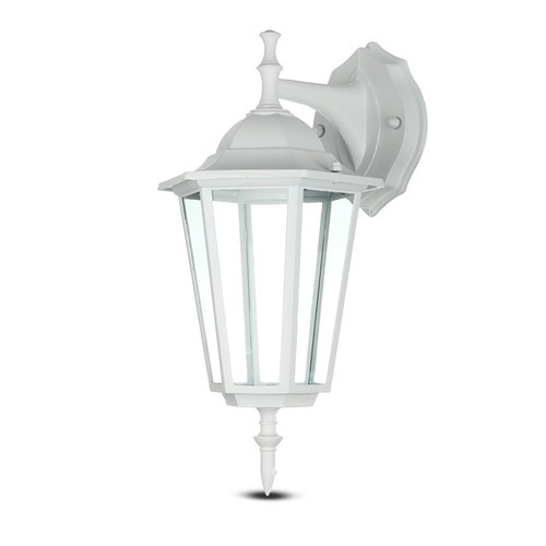 VT-750 wandlamp E27 - mat wit naar beneden