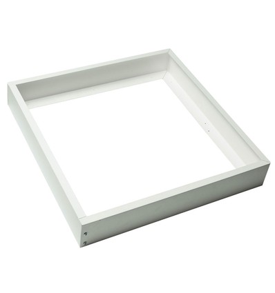 62,5x62,5 opbouwframe - Voor 625x625 LED panelen, witte rand
