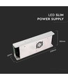 350W / 24V DC voeding voor LED - 15A, IP20, Slim design, metalen behuizing