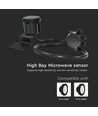 Microwavesensor voor High bay - IP65, 1-10V dimbaar, 360°, zwart, 5 jaar garantie