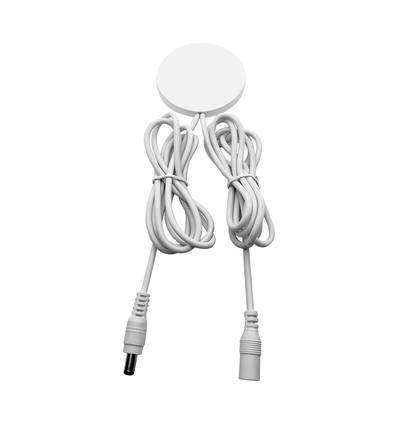 Verborgen touch dimmer voor LED strip - Wit, 12V/24V, tot 2,5cm dikte