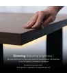 Verborgen touch dimmer voor LED strip - Wit, 12V/24V, tot 2,5cm dikte