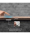 Verborgen touch dimmer voor LED strip - Wit, 12V/24V, tot 2,5cm dikte