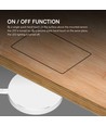 Verborgen touch dimmer voor LED strip - Wit, 12V/24V, tot 2,5cm dikte