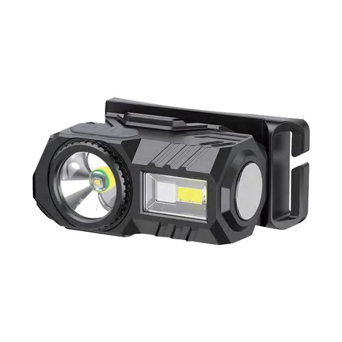 3W LED hoofdlamp - IP43, wit en RGB licht, 8 lichtfuncties, incl. beugel