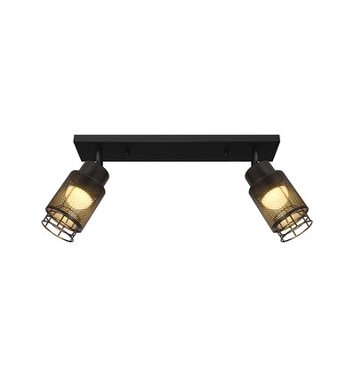 585x211mm VT-89012 plafondlamp 12W - LED, decoratief, 3000K, mat zwart