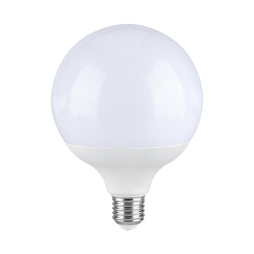 E27 22W LED G120 globe lamp - Samsung LED chip, 2650lm, wit kunststof, warm wit