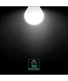 E27 3,7W LED kaarslamp - G45, 320lm, vervangt 25W, 180°