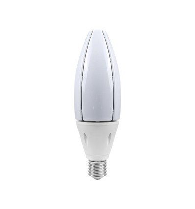 E40 60W LED lamp - Samsung LED chip, 102x320mm, 5 jaar garantie, olijfvorm