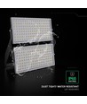 500W LED breedstraler - 135lm/W, IP65, 67.500lm, zwarte behuizing, buiten