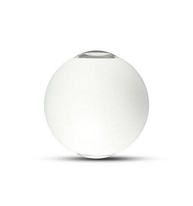 VT-836 LED wandlamp 6W - op-en-neer, 3000K, wit behuizing, IP65