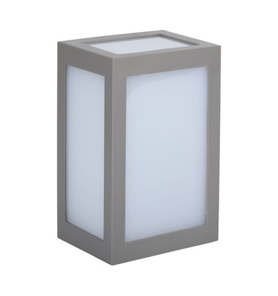 12W LED wandlamp, grijs - 750lm, 6400K, koud wit