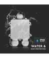 Waterdichte 3-weg lasdoos, wit - IP68, 450V, 24A, UV-bestendig, buiten