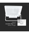 50W LED breedstraler met sensor, Samsung LED chip - IP65, wit, 4000lm, 100 graden stralingshoek