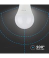3 stuks E27 10,5W LED lamp - A60, 100lm/W, 3-pack, mat glas