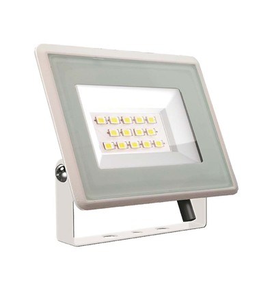 10W LED breedstraler - IP65, wit, 3000K, 110 graden, buiten