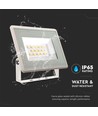 10W LED breedstraler - IP65, wit, 3000K, 110 graden, buiten