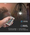 A60 VT-2229 LED 8,5W E27 - Slimme lamp, RF-bediening, 24 knoppen, RGB+3000K, dimbaar